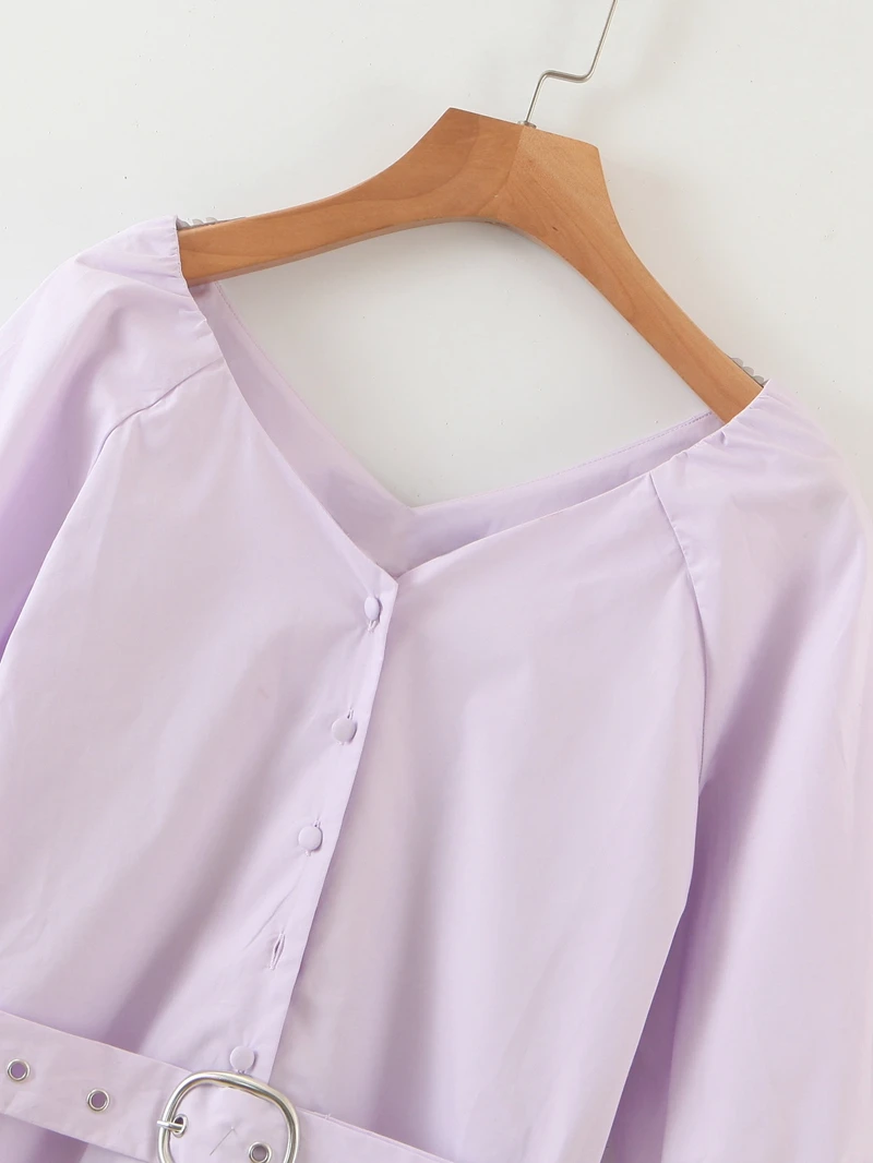 Office Lady Blouse Short Sleeve V neck Shirt With Belt Summer Solid Color Cotton Shirt Pullover Shirt Tops XZ2486 
Office Lady Blouse Short Sleeve V neck Shirt With Belt Summer Solid Color Cotton Shirt Pullover Shirt Tops XZ2486