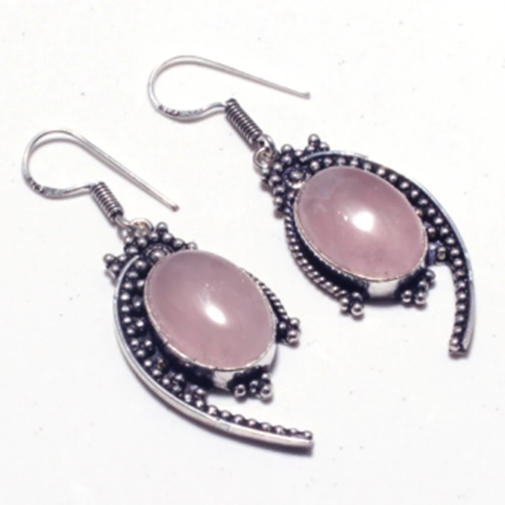 Genuine Rose Quartz Silver Overlay on Copper Earrings ,Hand made Women Jewelry Gift , E5314
Genuine Rose Quartz Silver Overlay on Copper Earrings ,Hand made Women Jewelry Gift , E5314