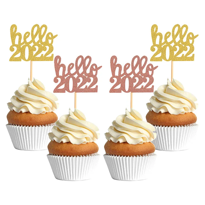 12Pcs Happy 2022 Cupcake Topper Decorations for Happy New Year Party Christmas Dessert Picks Cake Decorating Navidad
12Pcs Happy 2022 Cupcake Topper Decorations for Happy New Year Party Christmas Dessert Picks Cake Decorating Navidad