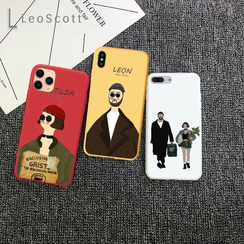 Leon Matilda Natalie Portman Movie Phone Case Candy Color for iPhone 11 12 mini pro XS MAX 8 7 6 6S Plus X 5S SE 2020 XR
Leon Matilda Natalie Portman Movie Phone Case Candy Color for iPhone 11 12 mini pro XS MAX 8 7 6 6S Plus X 5S SE 2020 XR