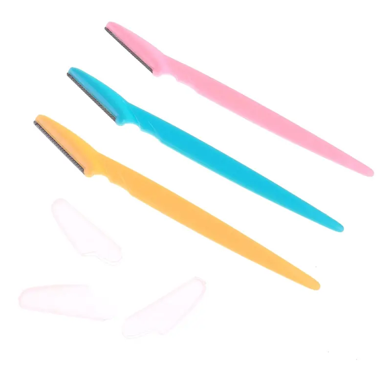 3pcs/lot Eyebrow Razor, Facial Hair Remover Eyebrow Trimmer, Sharp Mini Makeup Knife Shaper Shaver For Women C08HS
3pcs/lot Eyebrow Razor, Facial Hair Remover Eyebrow Trimmer, Sharp Mini Makeup Knife Shaper Shaver For Women C08HS