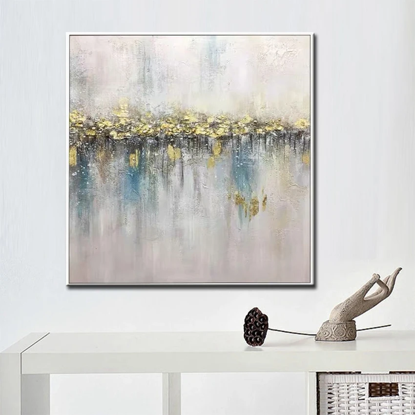 Gold Foil Art 100% Hand-painted Gold Oil Painting Canvas Wall Art Home Decoration Wall Picture Art Pieces For Home Living Room
Gold Foil Art 100% Hand-painted Gold Oil Painting Canvas Wall Art Home Decoration Wall Picture Art Pieces For Home Living Room