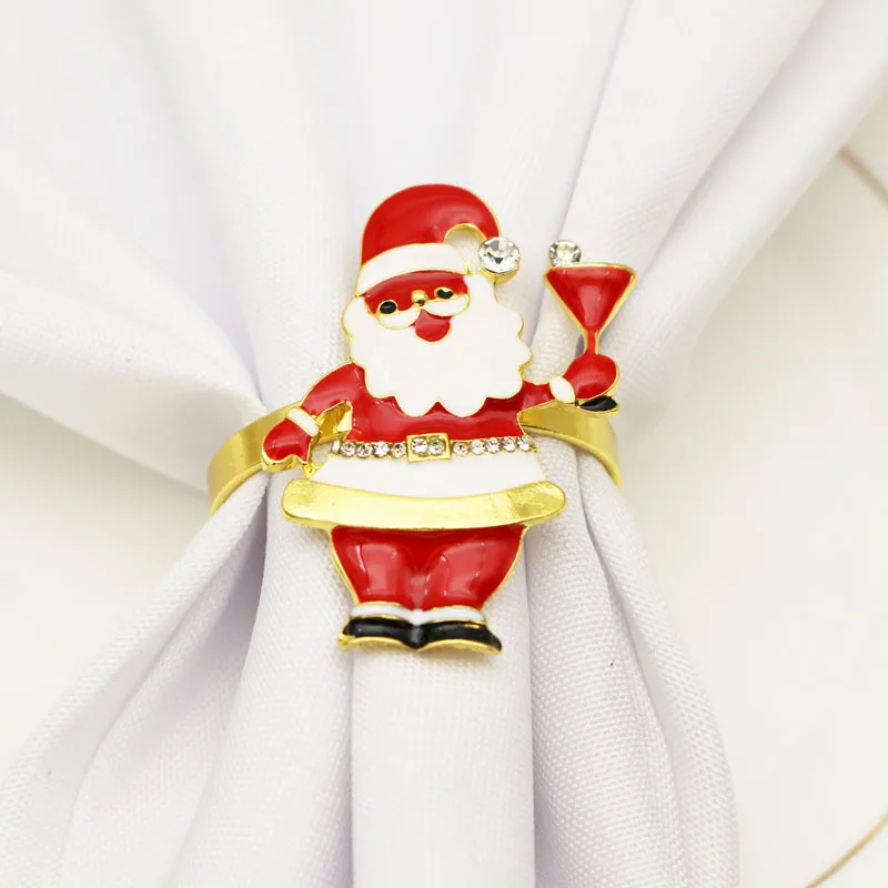 Napkin Rings Snowman Shape Napkin Buckle Santa Claus Metal Napkin Ring Cartoon Character Ring Hotel Christmas Party Decoration
Napkin Rings Snowman Shape Napkin Buckle Santa Claus Metal Napkin Ring Cartoon Character Ring Hotel Christmas Party Decoration