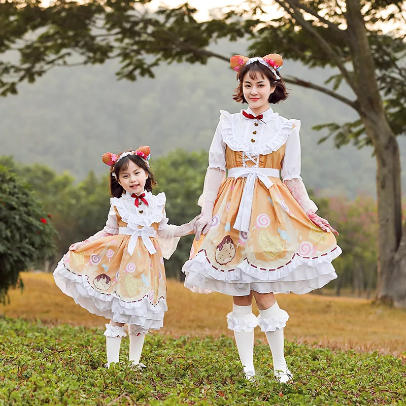 New Parent-child Styles Stand-alone Game Character Skin Suit Character Candy Mechanic Lolita Dress Halloween Costume
New Parent-child Styles Stand-alone Game Character Skin Suit Character Candy Mechanic Lolita Dress Halloween Costume