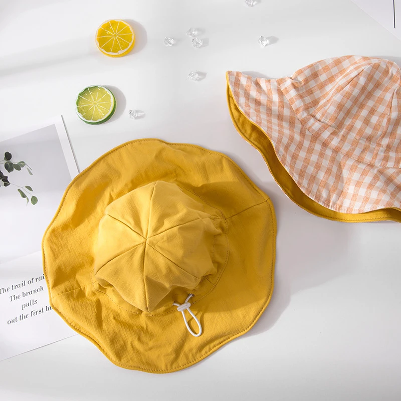 Unisex baby bucket hat Double Sided Wear lattice Fisherman Hat Sunscreen Outdoors Cap Baby Sun Hat Summer cap Hat
Unisex baby bucket hat Double Sided Wear lattice Fisherman Hat Sunscreen Outdoors Cap Baby Sun Hat Summer cap Hat