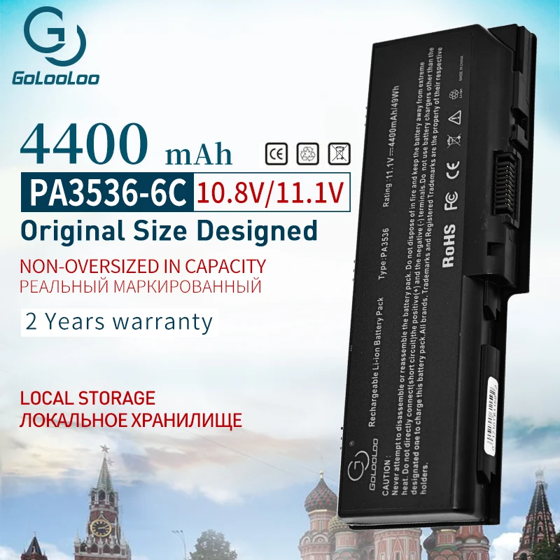 Аккумулятор для toshiba L350D P200 Satellite Pro L350 L355 L350D L355D P200 P200D P205 P205D P300 P300D, 11,1 В, 4400 мАч
Аккумулятор для toshiba L350D P200 Satellite Pro L350 L355 L350D L355D P200 P200D P205 P205D P300 P300D, 11,1 В, 4400 мАч