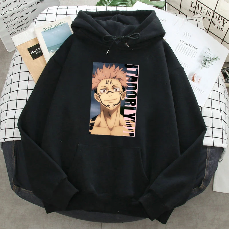 Толстовки Itadori yuuji juюттусу kaisen, Повседневная Свободная флисовая толстовка, осенняя уличная одежда с капюшоном в стиле аниме Харадзюку из хло...
Толстовки Itadori yuuji juюттусу kaisen, Повседневная Свободная флисовая толстовка, осенняя уличная одежда с капюшоном в стиле аниме Харадзюку из хло...