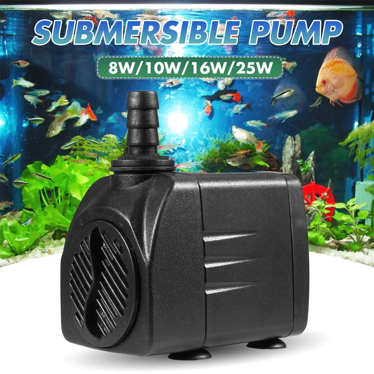 Submersible Water Pump Oxygen Pump Electric Water Pump Aquarium Fish Tank Pond Fountain Garden Decoration 8W/10W/16W/25W 220V
Submersible Water Pump Oxygen Pump Electric Water Pump Aquarium Fish Tank Pond Fountain Garden Decoration 8W/10W/16W/25W 220V