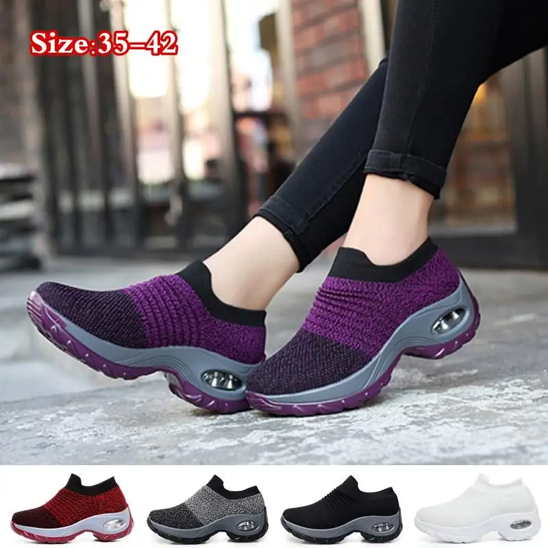 Women's walking shoes Fashion Casual Sport Shoes Sneakers Autumn Platform Flat Slip-on Comfortable Outdoor
Women's walking shoes Fashion Casual Sport Shoes Sneakers Autumn Platform Flat Slip-on Comfortable Outdoor