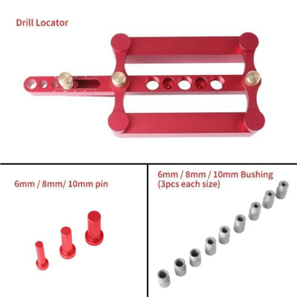 Self Centering Vertical Durable Board Clamp Punch Locator Dowelling Jig Set Precise Drilling Aluminum Alloy Woodworking Tool
Self Centering Vertical Durable Board Clamp Punch Locator Dowelling Jig Set Precise Drilling Aluminum Alloy Woodworking Tool