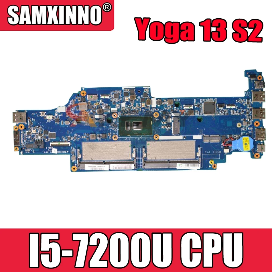 For LENOVO Thinkpad Yoga 13 S2 laptop motherboard CPU SR342 I5-7200U DA0PS9MB8E0 01YT021 01HW974 DDR4 100% test work Mainboard
For LENOVO Thinkpad Yoga 13 S2 laptop motherboard CPU SR342 I5-7200U DA0PS9MB8E0 01YT021 01HW974 DDR4 100% test work Mainboard