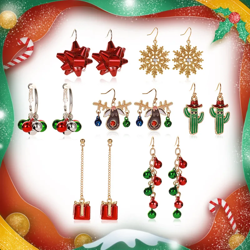 Cartoon Tassel Dangle Earrings for Women 2021 Luxury Jewelry Cute Drop Snowflake Ribbon Bells Elk Earring Aesthetic Bling
Cartoon Tassel Dangle Earrings for Women 2021 Luxury Jewelry Cute Drop Snowflake Ribbon Bells Elk Earring Aesthetic Bling