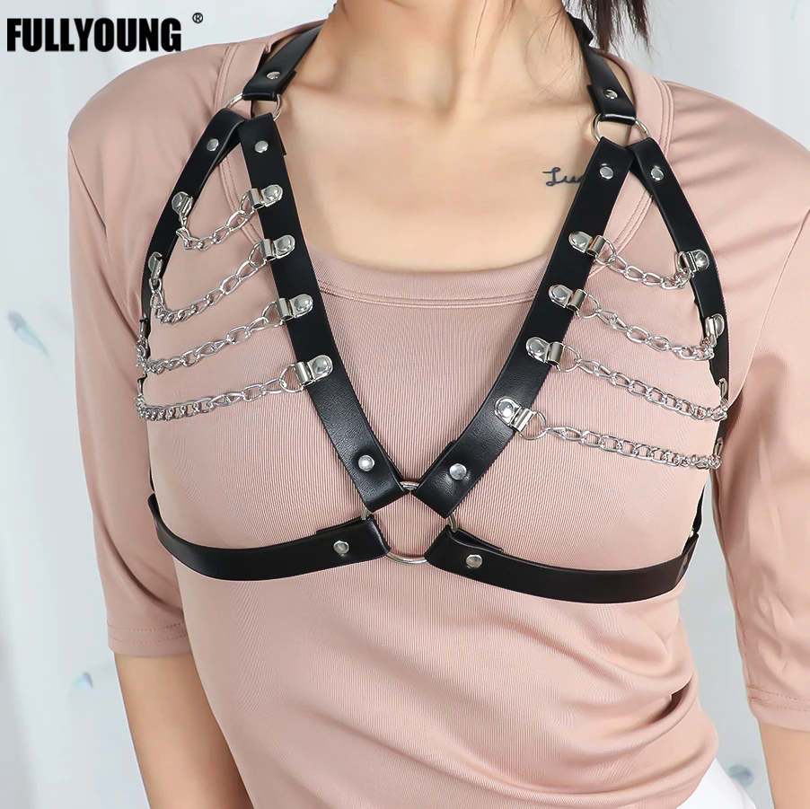 2021 Fashion Trend Women Sexy Buckle Leather Harness Belts Body Bondage Personality Waist Straps Punk Rock Stylish Accessories 
2021 Fashion Trend Women Sexy Buckle Leather Harness Belts Body Bondage Personality Waist Straps Punk Rock Stylish Accessories