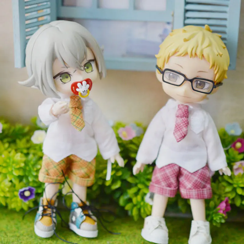 Molly ob11 beauty knot pig mini salon baby clothes school uniform series T-shirt pant tie suit doll clothes Doll accessories
Molly ob11 beauty knot pig mini salon baby clothes school uniform series T-shirt pant tie suit doll clothes Doll accessories