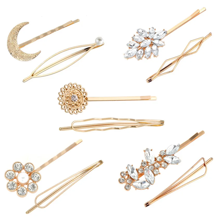 YWZIXLN Hot Women Elegant Alloy Metal Crystal Moon Sun Shape Hair Clips Barrettes Hairpins Female Hair Styling Accessories H016
YWZIXLN Hot Women Elegant Alloy Metal Crystal Moon Sun Shape Hair Clips Barrettes Hairpins Female Hair Styling Accessories H016