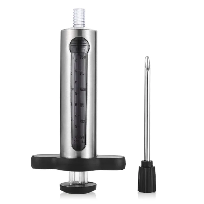 1.5 Oz Meat Injector For BBQ Grill Marinade Seasoning Injector Turkey Kitchen Syringes Tools with 2 Needles Christmas Holiday
1.5 Oz Meat Injector For BBQ Grill Marinade Seasoning Injector Turkey Kitchen Syringes Tools with 2 Needles Christmas Holiday