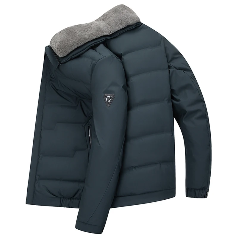 Новинка 2021, Зимняя Мужская парка с меховым воротником, ветрозащитная Толстая теплая пуховая куртка с длинным рукавом, мужской пуховик высше...
Новинка 2021, Зимняя Мужская парка с меховым воротником, ветрозащитная Толстая теплая пуховая куртка с длинным рукавом, мужской пуховик высше...