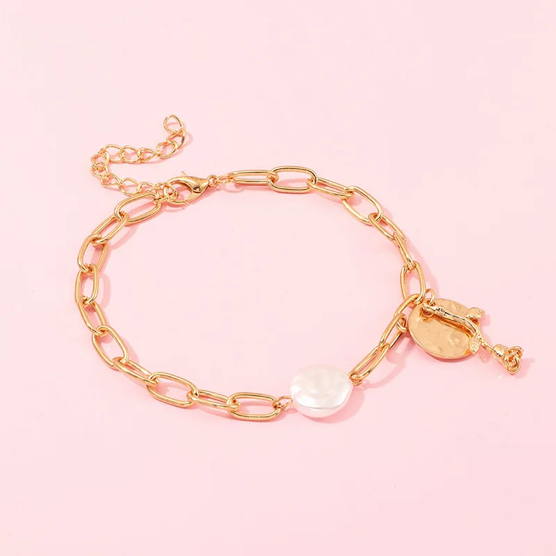 CHENFAN New women's jewelry fashion creative alloy round rose women's bracelet for women natural pearl bracelet accessories gift
CHENFAN New women's jewelry fashion creative alloy round rose women's bracelet for women natural pearl bracelet accessories gift