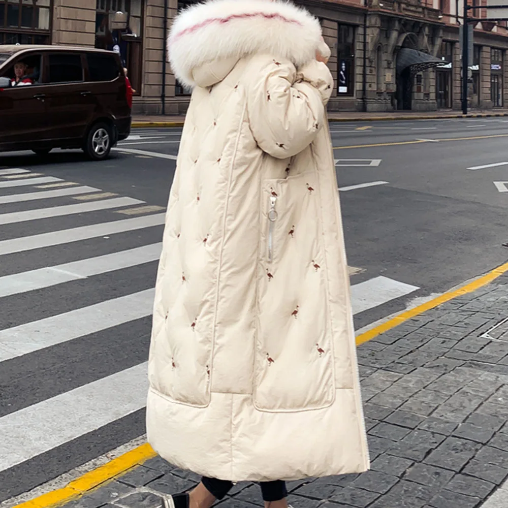 Cotton Padded Jacket Long Over The Knee Thick Loose Plus Size Long Sleeve Zipper Closure Loose Suit Casual Simple Lady
Cotton Padded Jacket Long Over The Knee Thick Loose Plus Size Long Sleeve Zipper Closure Loose Suit Casual Simple Lady