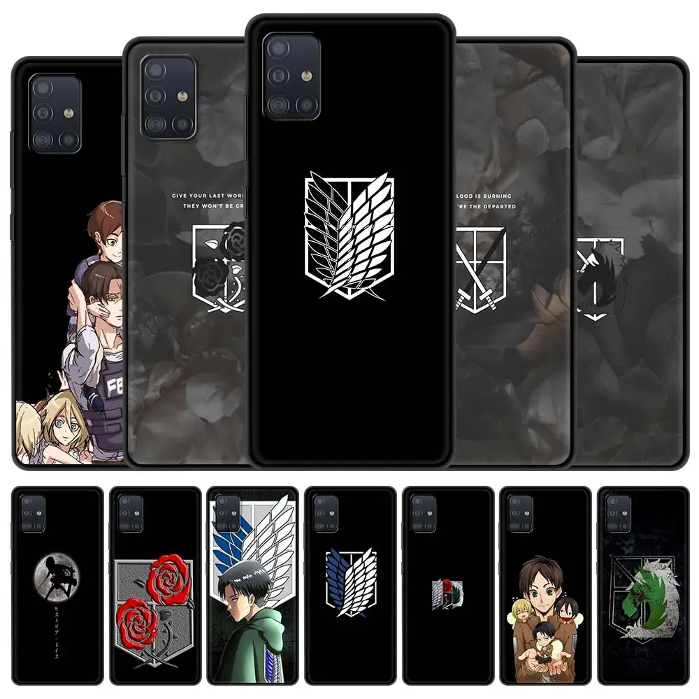 Phone Case For Samsung Galaxy A51 A71 A50 A21s A31 A10 A41 A20e A70 A30 A11 A40 A12 Silicon Cover Attack on Titan Anime
Phone Case For Samsung Galaxy A51 A71 A50 A21s A31 A10 A41 A20e A70 A30 A11 A40 A12 Silicon Cover Attack on Titan Anime
