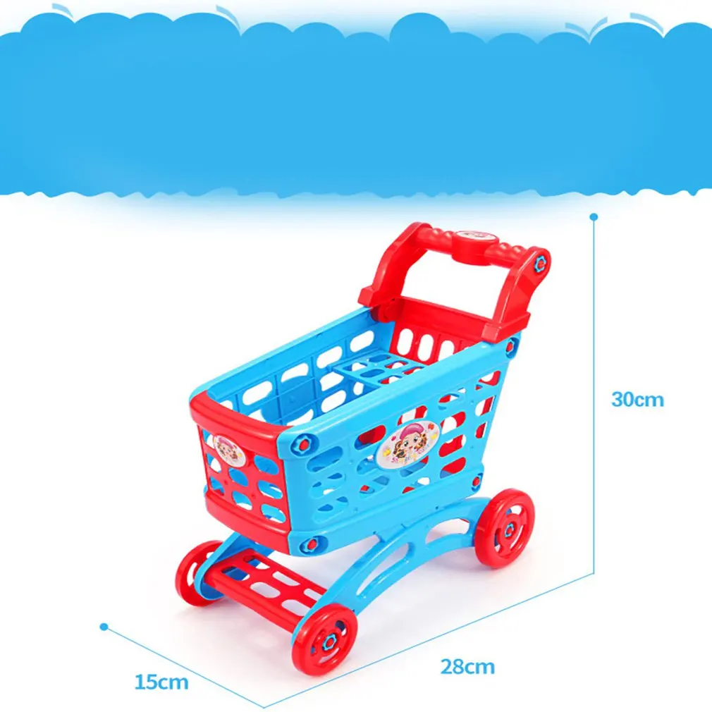 Simulation Supermarket Shopping Cart Pretend Play Toy Mini Plastic Trolley Play Toy Gift for Children Play Role in Pretend Game
Simulation Supermarket Shopping Cart Pretend Play Toy Mini Plastic Trolley Play Toy Gift for Children Play Role in Pretend Game