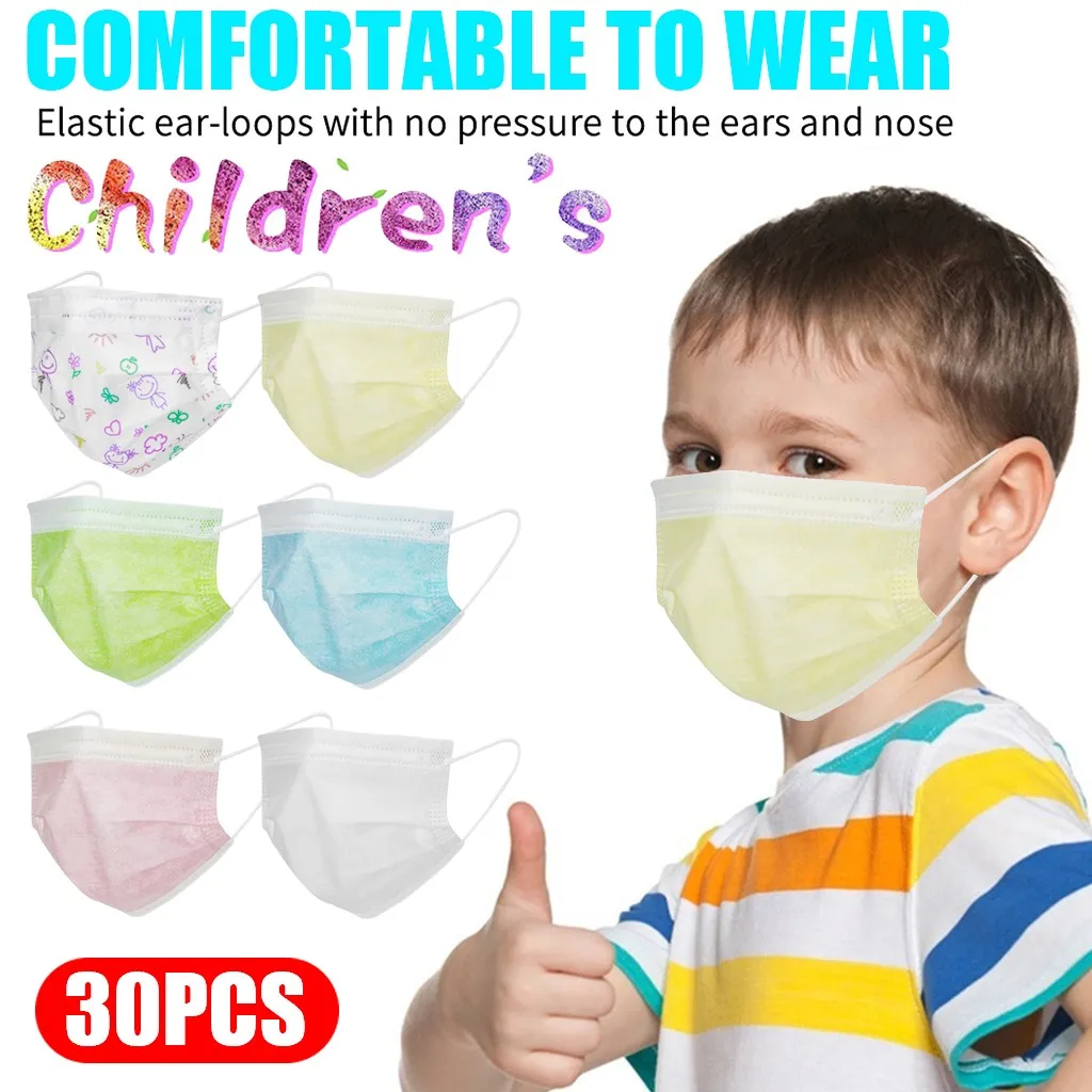 10/20/30Pcs Kids Disposable Mask 3 Layer Child Filter Hygiene Thicken Children's Face Mask Halloween Cosplay Fast Delievry
10/20/30Pcs Kids Disposable Mask 3 Layer Child Filter Hygiene Thicken Children's Face Mask Halloween Cosplay Fast Delievry