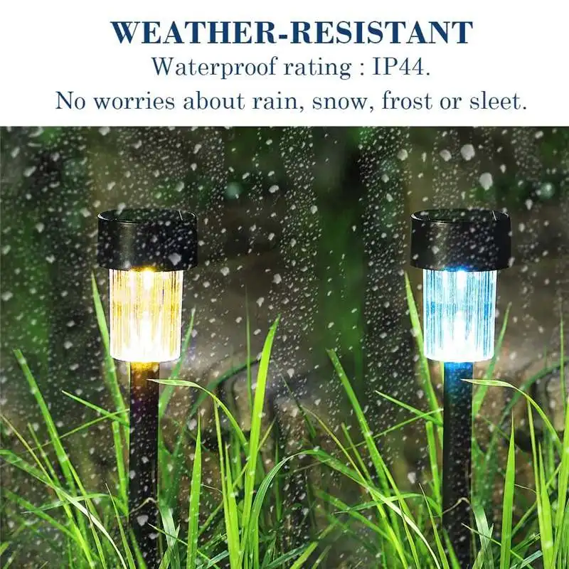 10PCS LED Solar Powered Lamp Lights Waterproof Outdoor RGB White Solar Light for Garden Landscape Yard Patio Driveway Walkway
10PCS LED Solar Powered Lamp Lights Waterproof Outdoor RGB White Solar Light for Garden Landscape Yard Patio Driveway Walkway