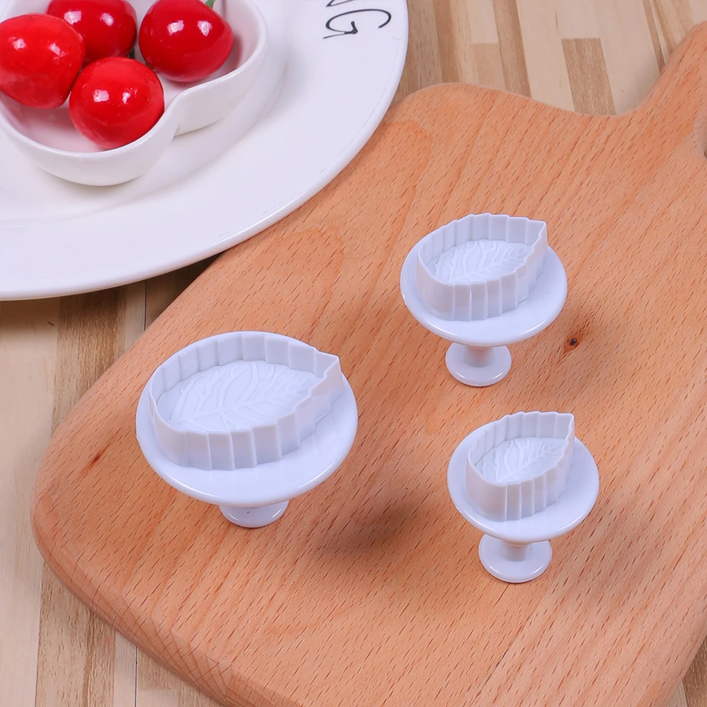 3pcs Fondant Cake Mold Rose Leaf Shape Decorating Mold Sugar Craft Cookie DIY Tools
3pcs Fondant Cake Mold Rose Leaf Shape Decorating Mold Sugar Craft Cookie DIY Tools