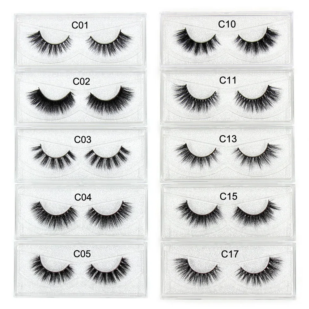 

SOQOZ Eyelashes 3D Mink Lashes Makeup Fluffy Natural Long False Eyelashes Cruelty Free Lashes Dramatic Eyelashes Extension