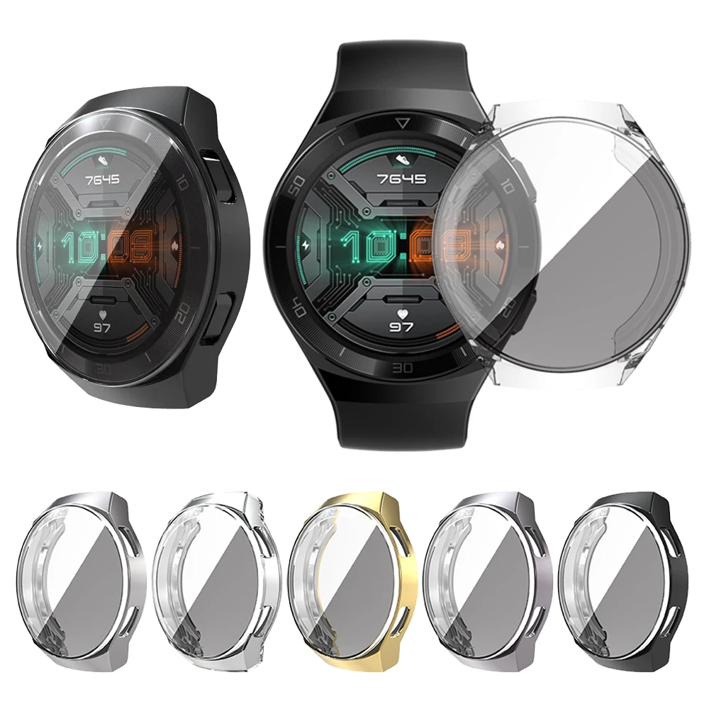 TPU Silicone Case For HUAWEI WATCH GT 2e HD Full Screen Protection Cover for HUAWEI GT2E Plating Shell watch accessories
TPU Silicone Case For HUAWEI WATCH GT 2e HD Full Screen Protection Cover for HUAWEI GT2E Plating Shell watch accessories