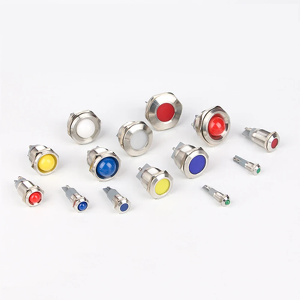 Indicator Led 220v Strobe Light Round 6/8/10/12/14/16/19/22/25/28/30 mm Motorcycle Signal 24v Lights Red Green Beacon Light Led
Indicator Led 220v Strobe Light Round 6/8/10/12/14/16/19/22/25/28/30 mm Motorcycle Signal 24v Lights Red Green Beacon Light Led