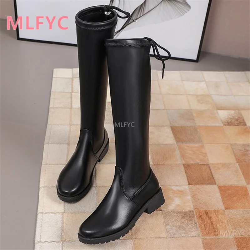 New winter boots, women's long-tube over the knee boots, stretch boots, high-tube women's boots, medium-tube thin boots
New winter boots, women's long-tube over the knee boots, stretch boots, high-tube women's boots, medium-tube thin boots