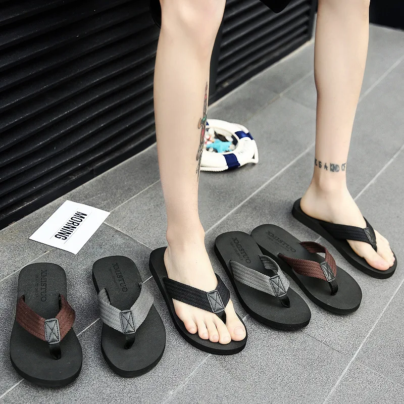 2021 New Summer British Flip Flops Men's Korean Slippers Male Wear Non-Slip Clips Tow Beach Shoes Tide Flat With Casual Sandals
2021 New Summer British Flip Flops Men's Korean Slippers Male Wear Non-Slip Clips Tow Beach Shoes Tide Flat With Casual Sandals