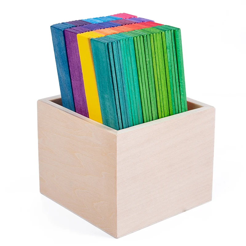 100pcs Wooden Toy Davinci Arch Bridge Rainbow Building Blocks / Unpaint Wooden Stacking Strips Creative Toy for kids
100pcs Wooden Toy Davinci Arch Bridge Rainbow Building Blocks / Unpaint Wooden Stacking Strips Creative Toy for kids