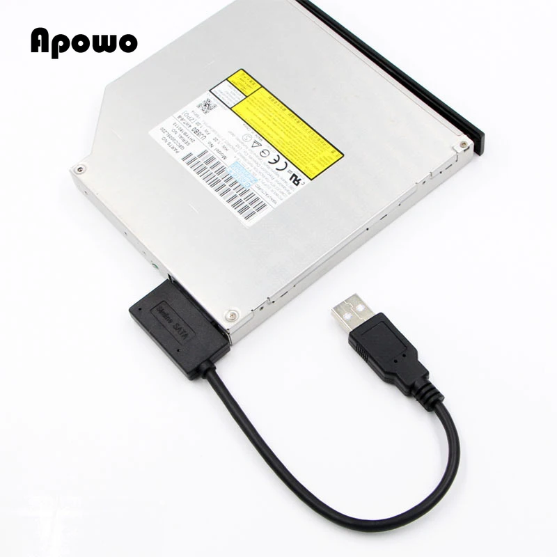 Newest USB 2.0 To Mini Sata II 7+6 13Pin Adapter Converter Cable For Laptop DVD/CD ROM Slimline Drive In Stock Dropshipping
Newest USB 2.0 To Mini Sata II 7+6 13Pin Adapter Converter Cable For Laptop DVD/CD ROM Slimline Drive In Stock Dropshipping