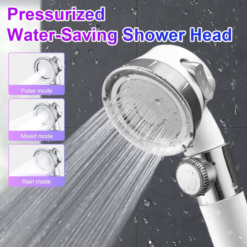 Shower Head 3Mode Bracket Hose Adjustable High Pressure Water Saving Handheld Showerhead Shower Sprayer Bathroom Accessories
Shower Head 3Mode Bracket Hose Adjustable High Pressure Water Saving Handheld Showerhead Shower Sprayer Bathroom Accessories