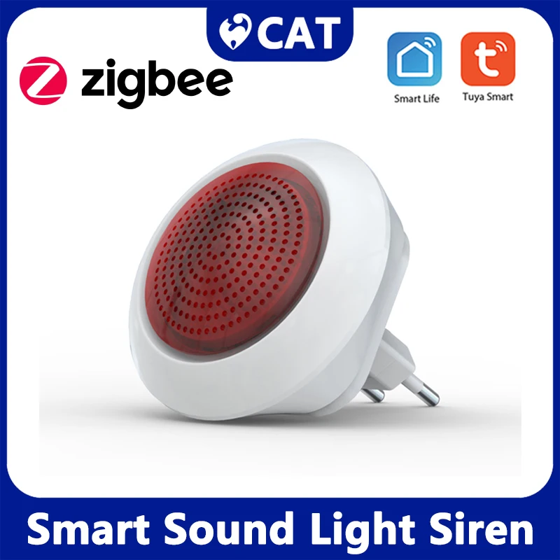 Tuya Smart Sound And Light Siren Alarm Wireless Remote Buzzer Zigbee Smart Home Security Burglar 100DB Loud Alarm System Hot
Tuya Smart Sound And Light Siren Alarm Wireless Remote Buzzer Zigbee Smart Home Security Burglar 100DB Loud Alarm System Hot