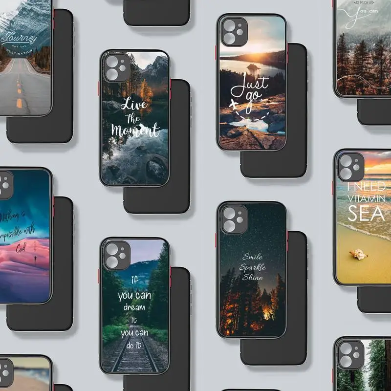 Travel mountain sea beach quotes Phone Case matte transparent For iphone 7 8 11 12 plus mini x xs xr pro max cover
Travel mountain sea beach quotes Phone Case matte transparent For iphone 7 8 11 12 plus mini x xs xr pro max cover