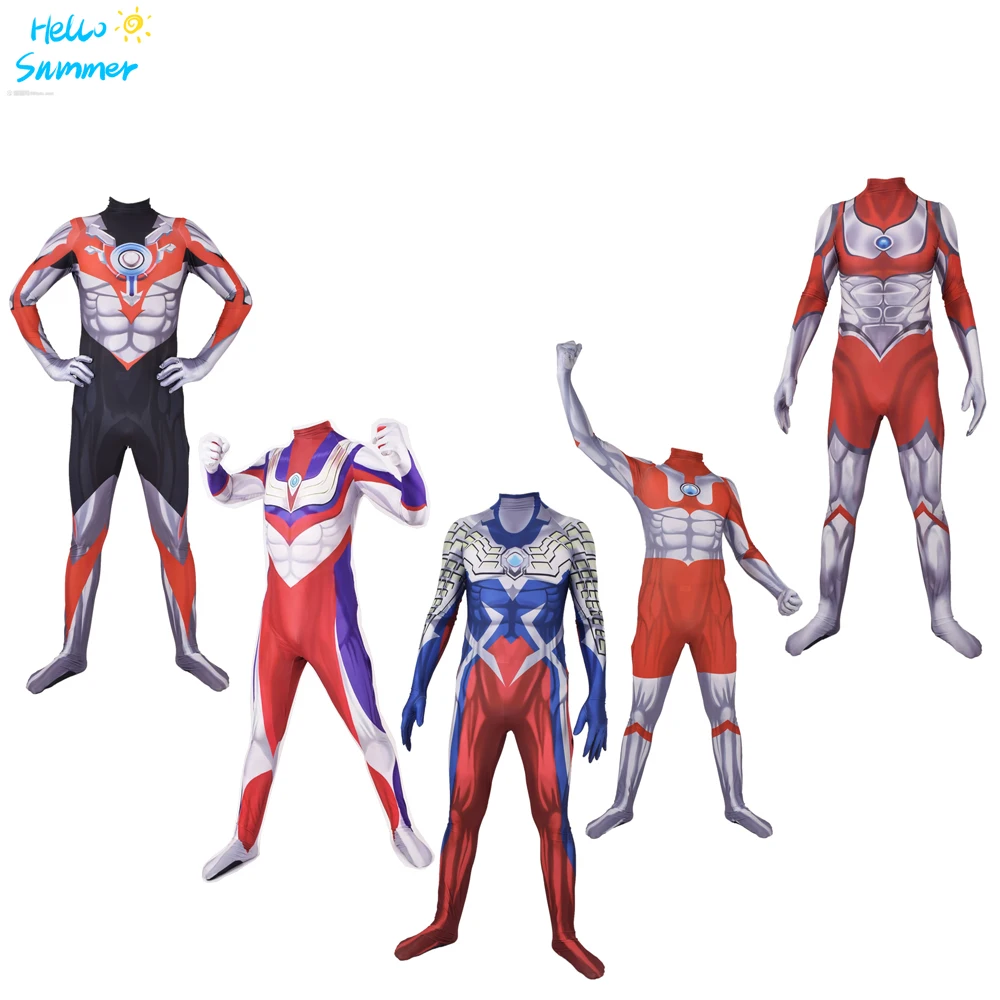Костюм для косплея на Хэллоуин для взрослых и детей Ultraman Orb, костюм супергероя Ultraman Tiga Ultraman Orb Zentai, комбинезон Ultraman Zero
Костюм для косплея на Хэллоуин для взрослых и детей Ultraman Orb, костюм супергероя Ultraman Tiga Ultraman Orb Zentai, комбинезон Ultraman Zero