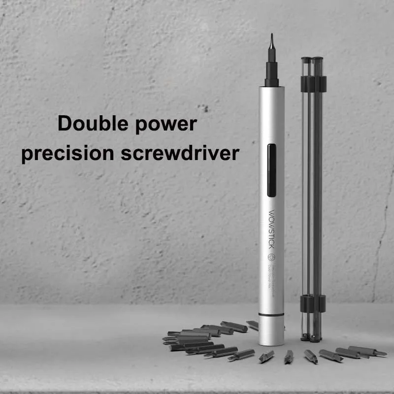 1P Pro Wowstick Мини Электрическая отвертка с 18 мощными отвертками набор винтовых бит