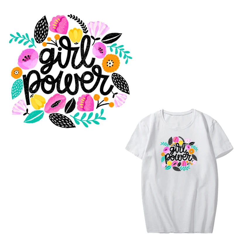 Iron-on Transfers Flower Letter Patches for Girl Clothing DIY Dress Applique Heat Transfer Thermo Stickers Print on Clothes
Iron-on Transfers Flower Letter Patches for Girl Clothing DIY Dress Applique Heat Transfer Thermo Stickers Print on Clothes