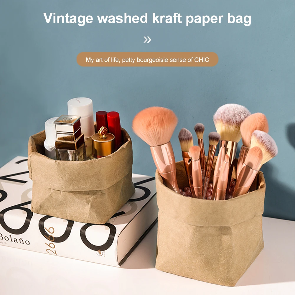 Washable Kraft Paper Bags Plant Flowers Pots Reusable Durable Paper Storage Bags for Food, Fruit, Toys, Laundry
Washable Kraft Paper Bags Plant Flowers Pots Reusable Durable Paper Storage Bags for Food, Fruit, Toys, Laundry