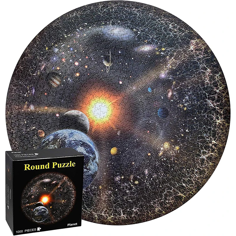 1000Pcs/set Planet Space Jigsaw Puzzle Large Round Solar System Toy Educational Game Theme Birthday Gift for Kids Adults
1000Pcs/set Planet Space Jigsaw Puzzle Large Round Solar System Toy Educational Game Theme Birthday Gift for Kids Adults