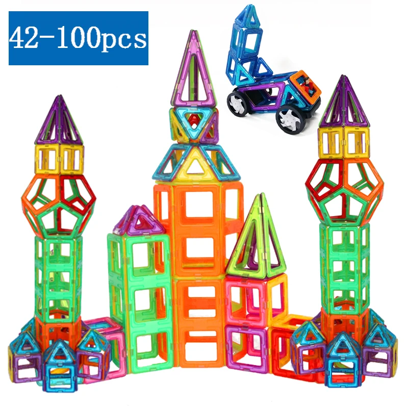 42-100 Pcs Big Magnetic Blocks Educational Construction Set Models & Building Toy ABS Magnet Designer Kids Magnets Game Boy Gift
42-100 Pcs Big Magnetic Blocks Educational Construction Set Models & Building Toy ABS Magnet Designer Kids Magnets Game Boy Gift