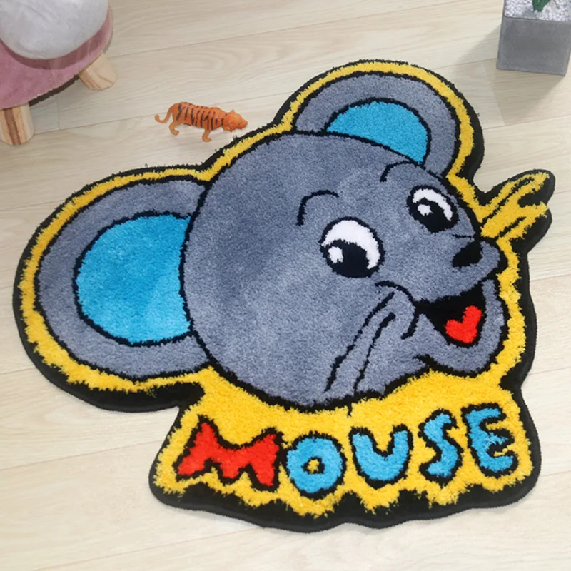 Cute Mouse Area Rug Super Soft Plush Absorbent Carpet 3D Animal Non Slip Bathroom Rugs Doormat Kids Bedroom Mat Home Decor
Cute Mouse Area Rug Super Soft Plush Absorbent Carpet 3D Animal Non Slip Bathroom Rugs Doormat Kids Bedroom Mat Home Decor