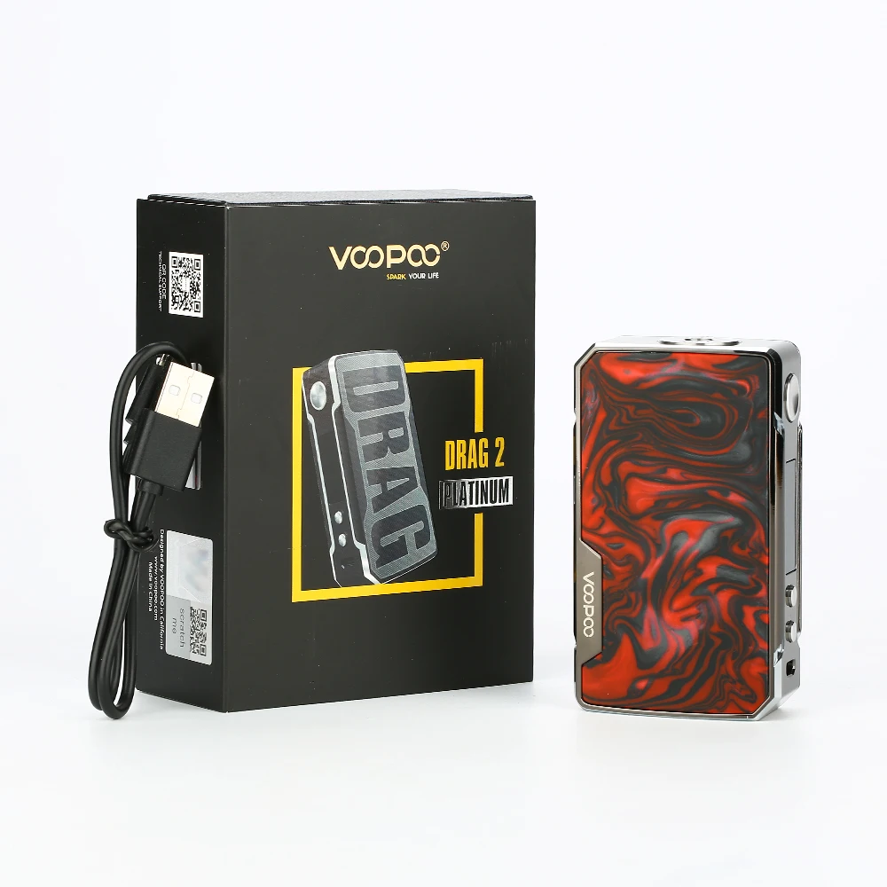 VOOPOO DRAG 2 Mod Box Pod Vape испаритель кальяна Squonk Minifit System жидкий для электронных сигарет