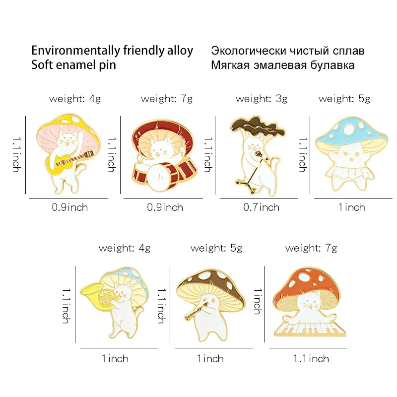 Mushroom Playing Brooch Cute Colorful Mushroom Playing Piano Brooch Anime Badge Jewelry Gift For Friends Kids Wholesale
Mushroom Playing Brooch Cute Colorful Mushroom Playing Piano Brooch Anime Badge Jewelry Gift For Friends Kids Wholesale