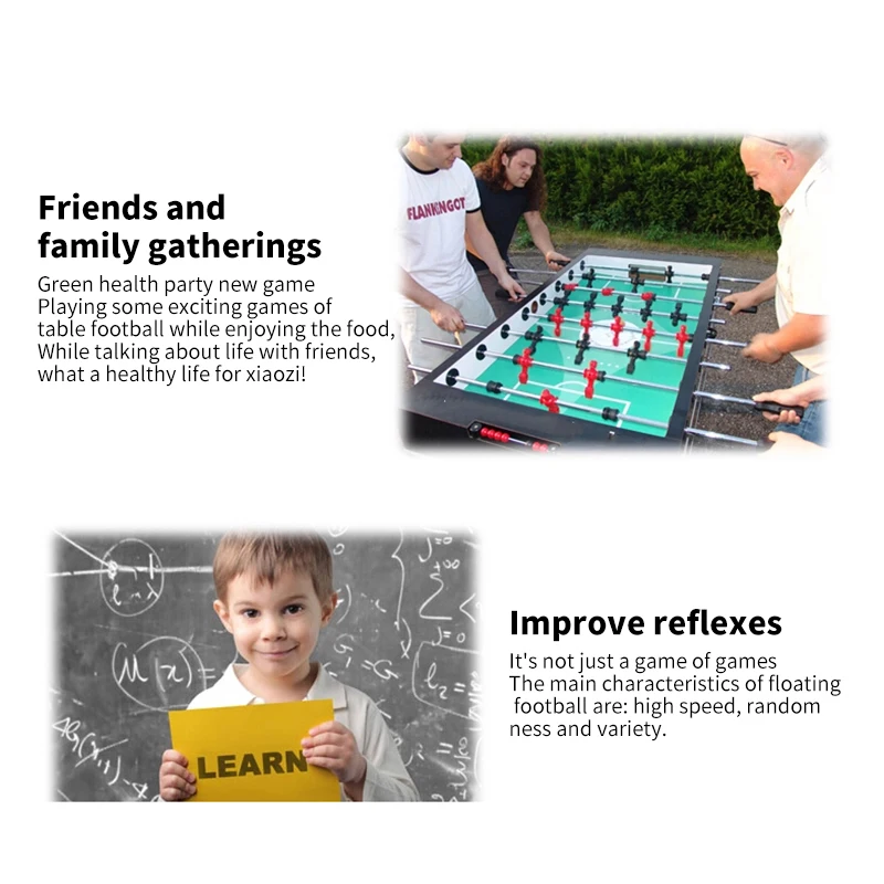 Indoor Suspended Board Football Games Toy Puzzle Double Parent-Child Interaction Sports Game Toy Electric Floating Football
Indoor Suspended Board Football Games Toy Puzzle Double Parent-Child Interaction Sports Game Toy Electric Floating Football