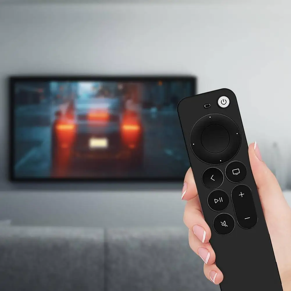 New Silicone Replacement Protective Case For Apple TV 4K Remote Control Anti-scratch Cover Protective Shell Anti-drop Cover 
New Silicone Replacement Protective Case For Apple TV 4K Remote Control Anti-scratch Cover Protective Shell Anti-drop Cover