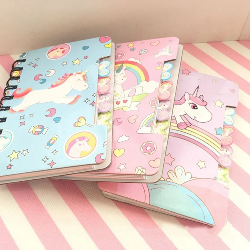 Cartoon Unicorn Notebook 32K Cute Animal Rainbow Horse Mini Coil Notepad Quick Note Taking Handbook Random Cover
Cartoon Unicorn Notebook 32K Cute Animal Rainbow Horse Mini Coil Notepad Quick Note Taking Handbook Random Cover